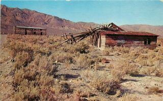 Vintage Postcard Garlock Ca Mojave Desert Ghost Town Gold Mining Randsburg