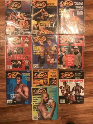Boxing Magazines The Ring 1994 - Year (all 12 Issues Plus Tyson Special 92 Page)