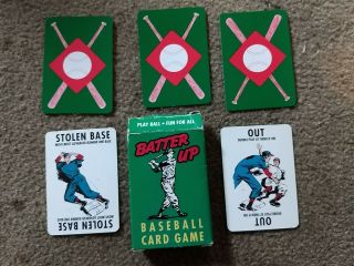 Vintage 1949 Batter Up Baseball Game Ed.  U.  Card 36 Cards