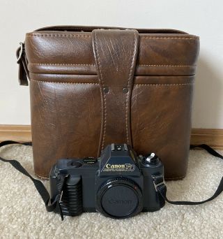 Vintage Canon T50 35mm Slr Film Camera Lens & Accessory Bundle