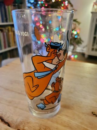 1977 Vintage Hanna Barbera Pepsi Yogi Bear Glass