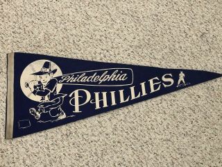Philadelphia Phillies Vintage Pennant 1960 