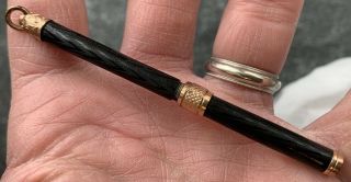 Antique Mabie Todd & Co Gold Nib Fountain Dip Pen Mechanical Pencil No1 Fill Usa