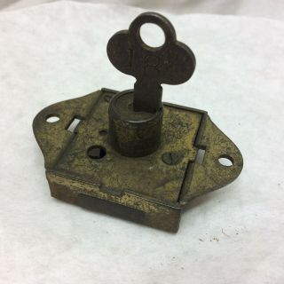Vintage Yale Lock And Key For Desk Drawer Security Key
