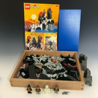 Vintage Lego 6075 Castle Wolfpack Tower Complete W/ Instructions 1992