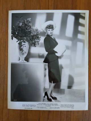 Vintage 8x10 B&w Promo Photo Lucille Ball “lured” 1947