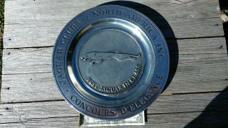 Jaguar Clubs Of North America Best In Class Pewter Plate Award By The Wilton Co.