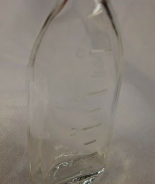 Vtg Toy Baby Doll Glass Bottle 3 3/4 