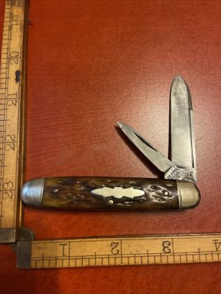 Vintage Ulster Knife Co.  2 Blade Pocket Knife Usa