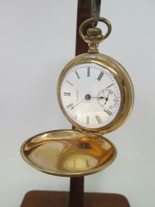 Antique 1906 American Waltham Pocket Watch 1883 Grade No.  1 1 Of 1000 18s Case 7