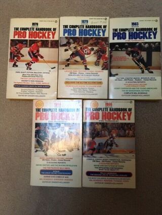 The Complete Handbook Of Pro Hockey And Hockey Scouting Report,  6 Guides