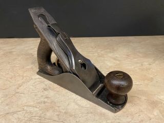 Antique Early Stanley No.  2 Smooth Plane Type 7 (1893 - 1899) Cast " S " -