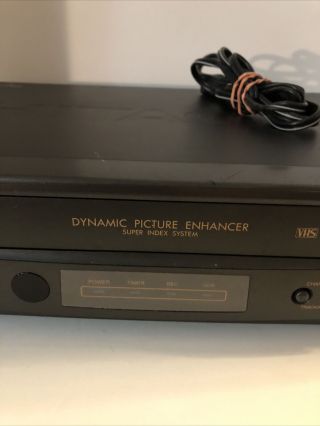 Vintage Hitachi VHS VCR Player Recorder VT - FX530A FX530 No Remote 3