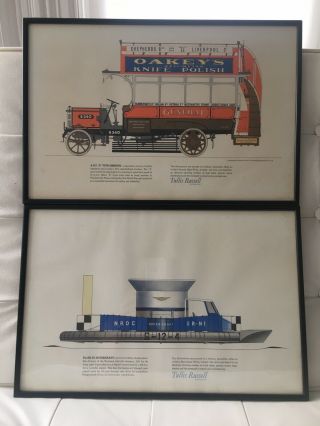 Pair 1960’s Print Company Quality Promotional Prints Chelsea Framers 45 X 30cm