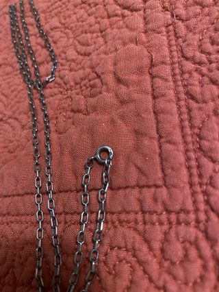 Vintage 925 Sterling Silver Necklace Chain 24” 3
