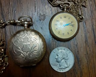 Antique Waltham Ladies & Elgin Pocket Watches Gold Filled?