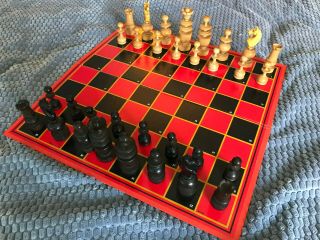 Antique French Regency Style Chess Set,  C.  1890 - 1910