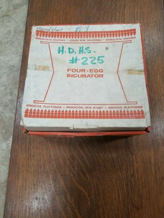 Vintage Chick Egg Incubator Mfg For Science Or 4 - H Projects.