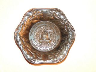 Vintage The Round Oak Folks Tray Over 3 Inches (15597)