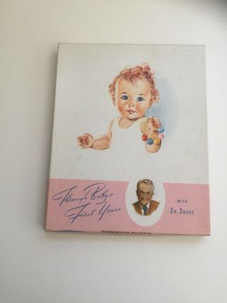 Vintage Baby Memory Keepsake Book 1940s Dr.  Dafoe Dionne Quintuplets,