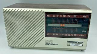 Vintage Soundesign Am Fm Radio Model No.  3030 Hard_8s_magic