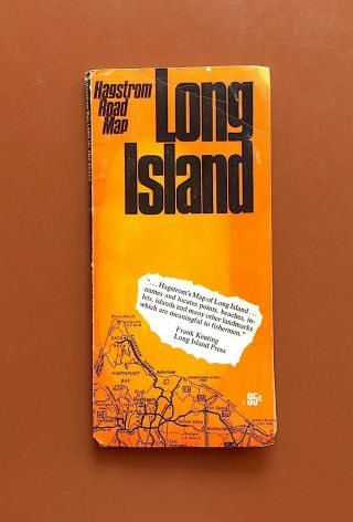 Vintage Map Of Long Island 1970’s