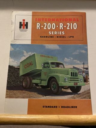 International R - 200 R - 210 Series Sales Brochure Standard Loadstar Vintage Truck