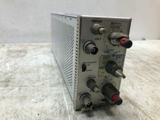 Vintage Tektronix 7a18 Dual Trace Amplifier Dc To 75 Mhz Plug In Unit Cool Prop