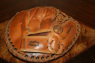 Vintage 1960 ' s Wilson Youth Baseball Catchers Mitt Glove Bill Freehan A2576 3