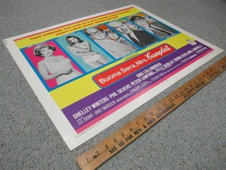 Vintage Buona Sera,  Mrs.  Campbell (1968) Half - Sheet (22x28) Movie Poster Yz5073