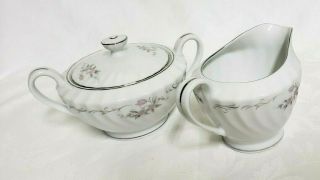 Vintage Gold Standard Japan Porcelain China Creamer & Sugar Bowl w/ Lid 2