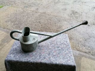 Haws Vintage Galvanised Steel Watering Can Garden Planter Architectural Ornament