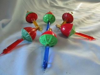 Vintage Replacements Electric 6 Glass Bubble Lights Christmas Tree Work