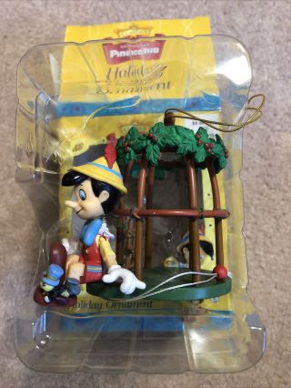 Vintage 1999 Disney Pinocchio Christmas Ornament Enesco
