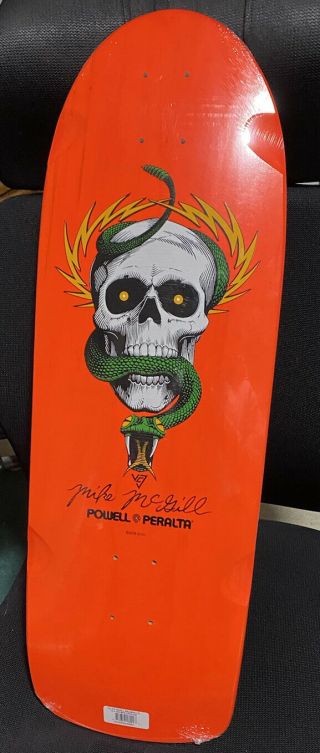 Powell Peralta - Orange Mike Mcgill 10 " Re - Issue (blem)