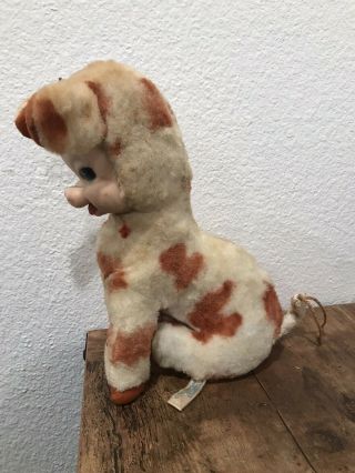 Vintage Rushton Star Creation Rubber Face Plush Spotted Cow Stuffed Animal 2