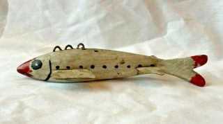 Unique Vintage Minnesota Folk Art Fish Decoy