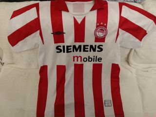 Olympiakos Piraeus Official T Shirt Jersey 2004 - 05 Greek Football