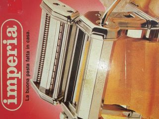 Vintage Imperia Pasta Maker Machine - Heavy Duty Steel Construction
