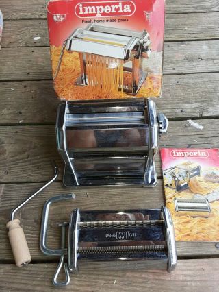 Vintage Imperia Pasta Maker Machine - Heavy Duty Steel Construction 2