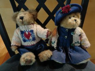 Vintage Boyds Bear Plush Bailey & Matthew Jean Blue Outfits & Bearwear Sweaters