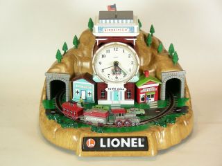Lionel 100th Anniversary Alarm Clock With Moving Train And Sounds