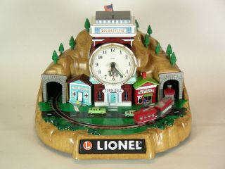 LIONEL 100th Anniversary Alarm Clock with moving Train and Sounds 2