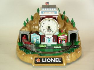 LIONEL 100th Anniversary Alarm Clock with moving Train and Sounds 3