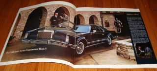 1979 Lincoln Continental Mark V Deluxe Sales Brochure 2