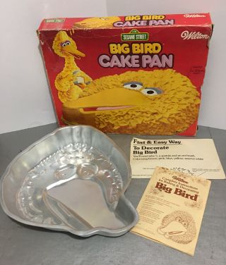 Vintage 1977 Wilton Sesame Street Big Bird Cake Pan