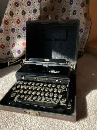Antique Royal Touch Control Portable Typewriter - For 50s Political Activism