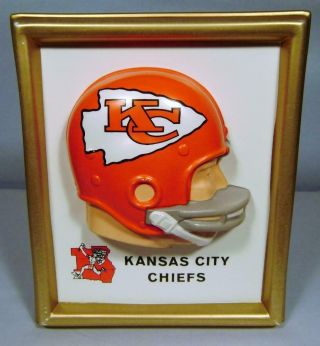 Rare 1965 Kansas City Chiefs American Football League Wall Plaque -