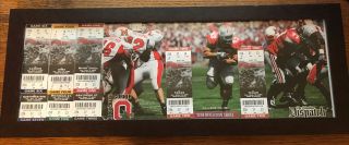 The Ohio State Buckeyes Football 2005 Reflection Series Picture W/ticket Stubs