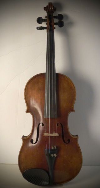 Antique German Violin With Case Labeled K B